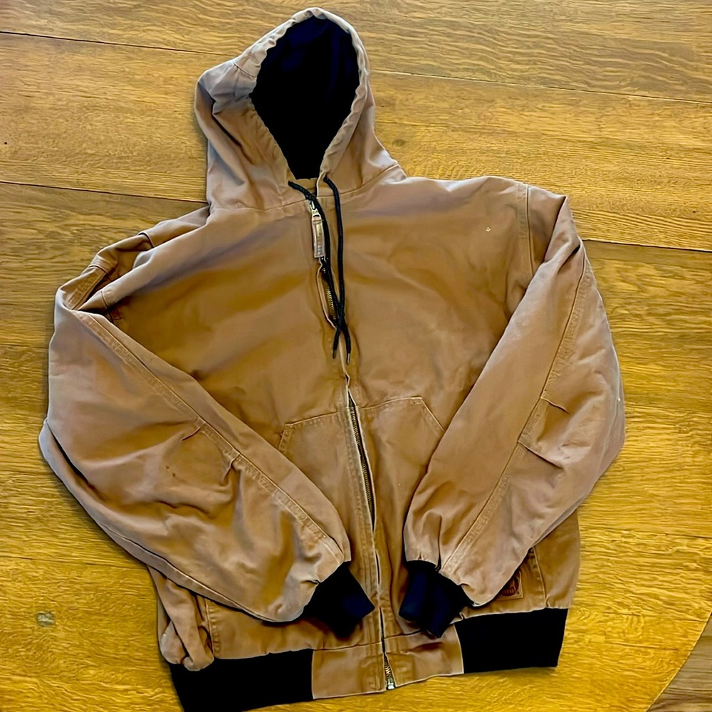 Berne light hooded canvas jacket XL TALL